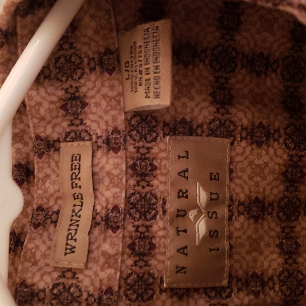 Natural Issue Wrinkle Free Button Down Shirt - image 2